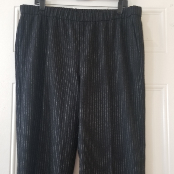 Eileen Fisher Reclaimed Wool Striped Slouchy Pant - Picture 11 of 14